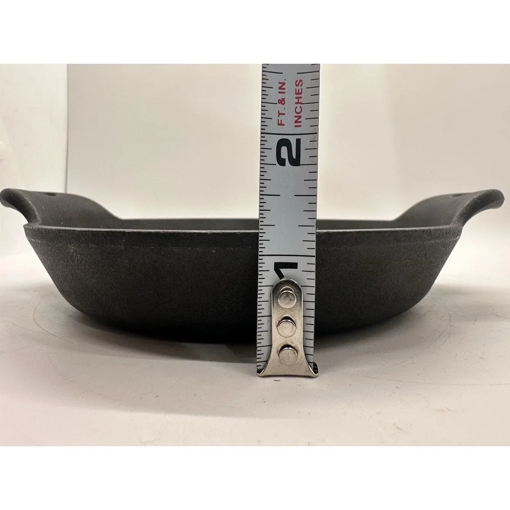 Lodge Heat Treated Cast Iron Round Mini Server 14oz Dual‎ Handle Pan